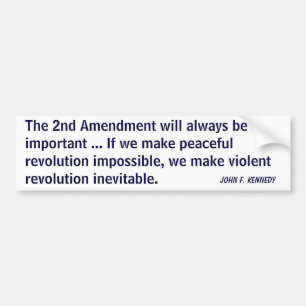 Adesivo Para Carro ò Revolução da alteração (Kennedy)