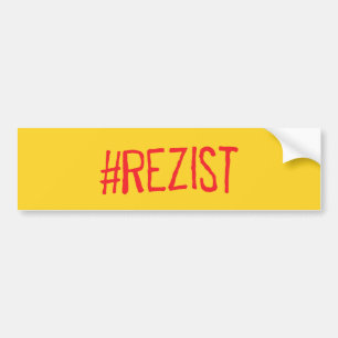 Adesivo Para Carro o slogan político de romania do rezist resiste o