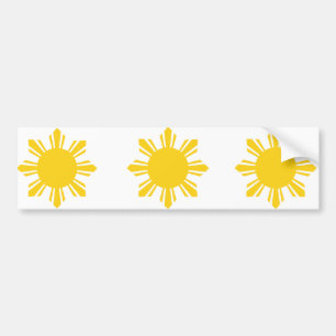 Adesivo Para Carro o sol colhido Filipinas, Filipinas