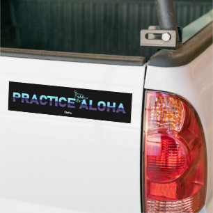 Adesivo Para Carro Oahu Practice Aloha Chiller Shaka