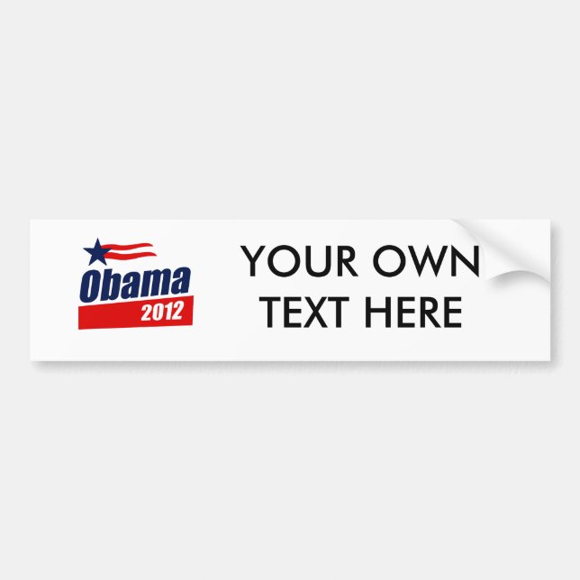 Adesivo Para Carro Obama 2012 (Frente)