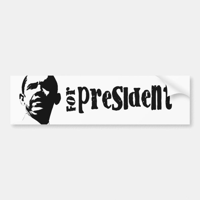 ADESIVO PARA CARRO OBAMA 2012 (Frente)