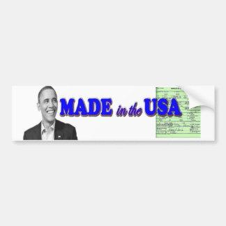 Adesivo Para Carro Obama 2012 fez nos EUA