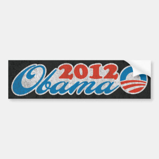 Adesivo Para Carro Obama 2012 Vintage