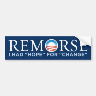 Adesivo Para Carro Obama - autocolante no vidro traseiro do remorso