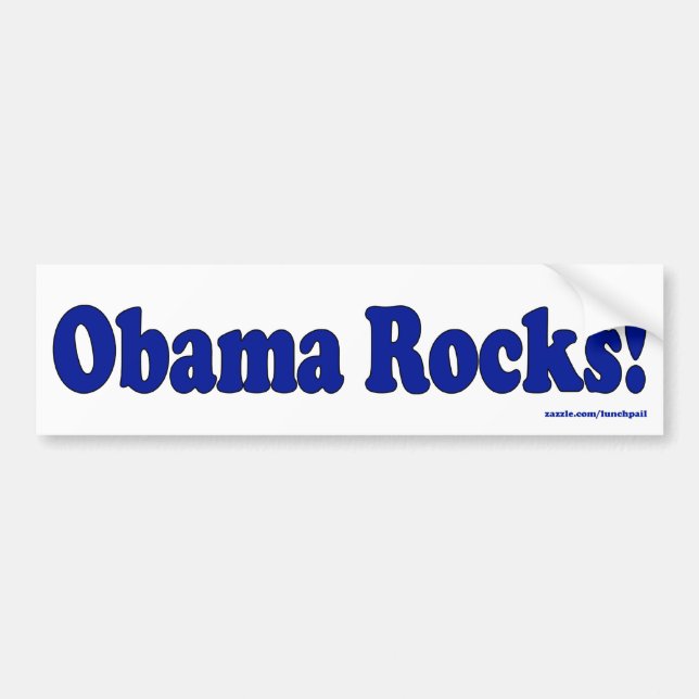 Adesivo Para Carro Obama balança Bumpersticker (Frente)
