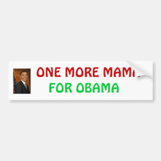 Adesivo Para Carro obama_barack, PARA OBAMA, UM MAIS MAMA