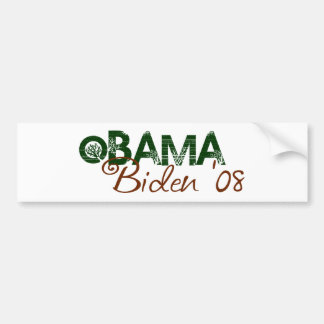 Adesivo Para Carro Obama Biden 2008 (edição verde)