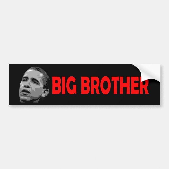 Adesivo Para Carro Obama: Big brother (Frente)
