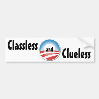 Adesivo Para Carro Obama Classless e à nora