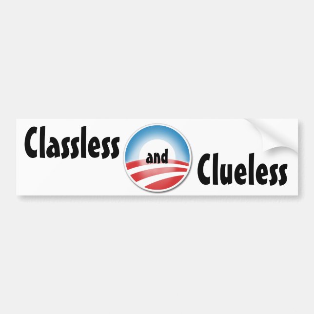 Adesivo Para Carro Obama Classless e à nora (Frente)