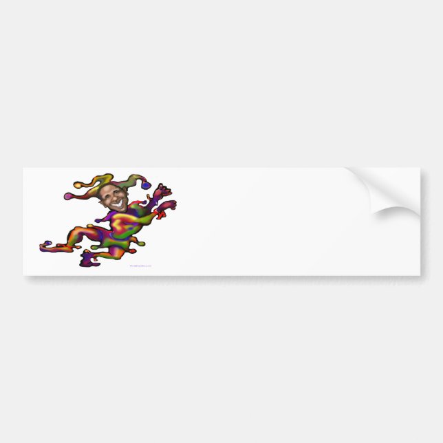 Adesivo Para Carro Obama Clown (Frente)