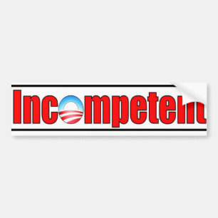 Adesivo Para Carro Obama é incompetente