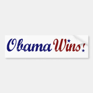 Adesivo Para Carro Obama ganha 2008