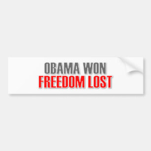 Adesivo Para Carro Obama ganhou a liberdade perdida