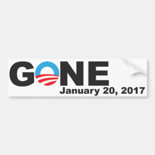 Adesivo Para Carro Obama ido, 2017