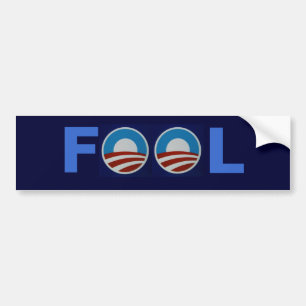Adesivo Para Carro Obama o tolo