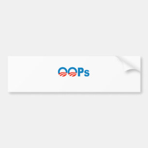 Adesivo Para Carro Obama oops