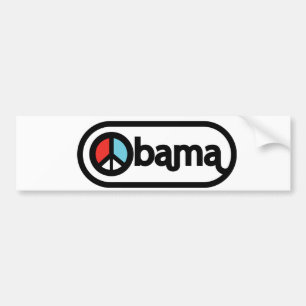 Adesivo Para Carro Obama para a paz