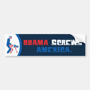 Adesivo Para Carro Obama parafusa o autocolante no vidro traseiro de