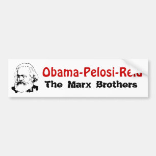 Adesivo Para Carro Obama-Pelosi-Reid - irmãos de Marx