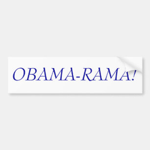 ADESIVO PARA CARRO OBAMA-RAMA!