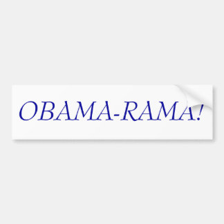 ADESIVO PARA CARRO OBAMA-RAMA!