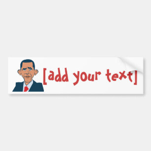 Adesivo Para Carro Obama - retrato engraçado