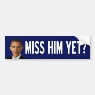 Adesivo Para Carro Obama: Senhorita Ele Ainda?
