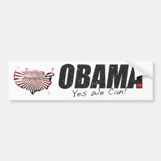 Adesivo Para Carro Obama "sim nós podemos!" Autocolante no vidro
