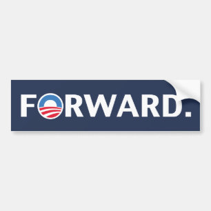 Adesivo Para Carro Obama/slogan dianteiro de Biden 2012 (branco no