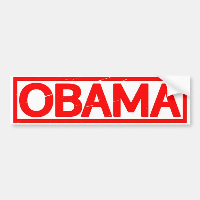 Adesivo Para Carro Obama Stamp (Frente)