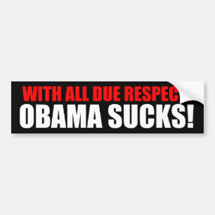 Adesivo Para Carro Obama suga