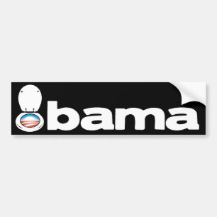 Adesivo Para Carro Obama (toalete)