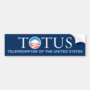 Adesivo Para Carro Obama - TOTUS - Teleprompter do autocolante no