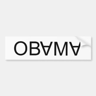 Adesivo Para Carro OBAMA upside-down, para baixo, para baixo!