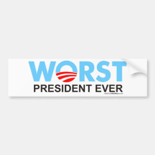 Adesivo Para Carro Obama WorstEver