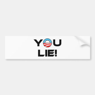 Adesivo Para Carro Obama You Lie