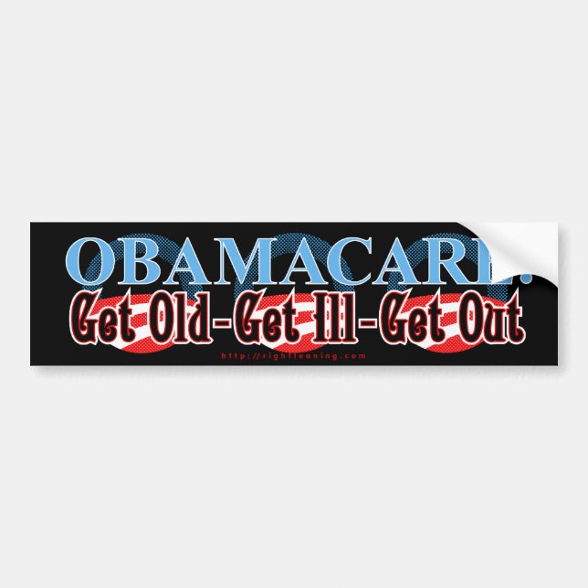 Adesivo Para Carro Obamacare (Frente)