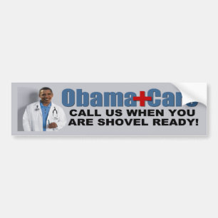 Adesivo Para Carro ObamaCare: Pá pronta