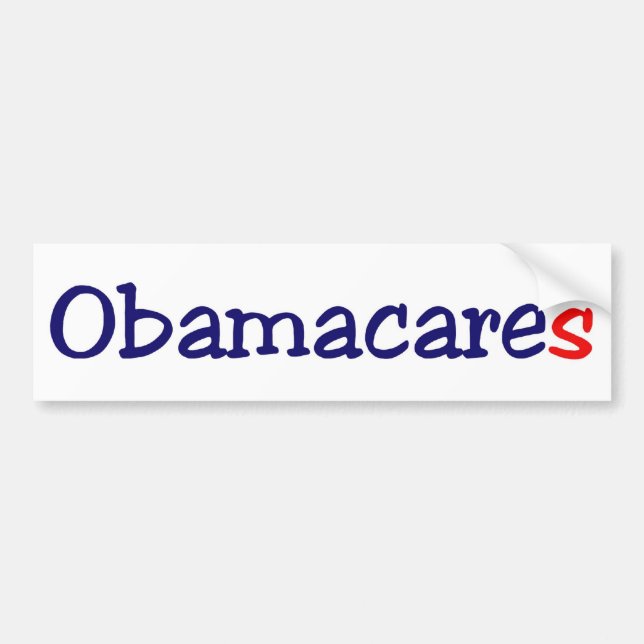 Adesivo Para Carro Obamacares (Frente)