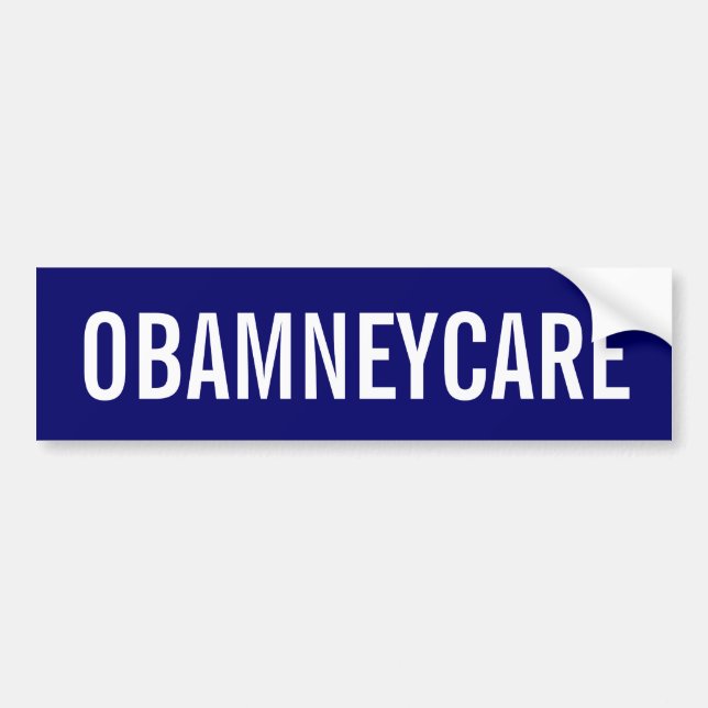 Adesivo Para Carro Obamneycare (Frente)