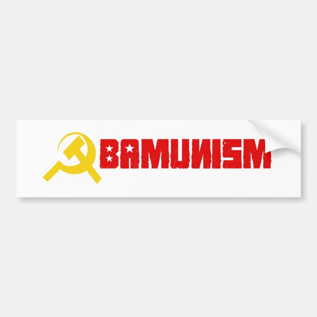 Adesivo Para Carro Obamunism Bumpersticker (Frente)