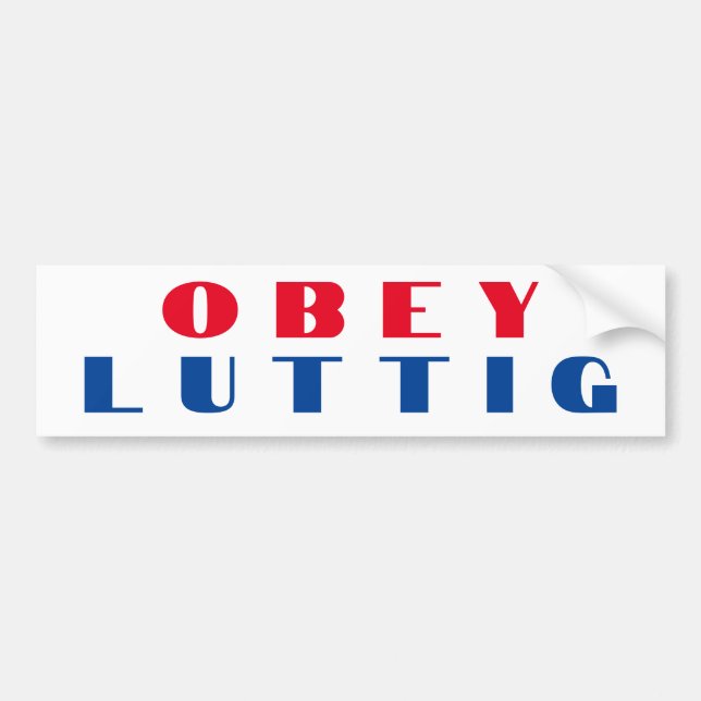 ADESIVO PARA CARRO OBEY LUTTIG (Frente)