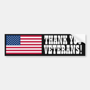 Adesivo Para Carro Obrigado veteranos!