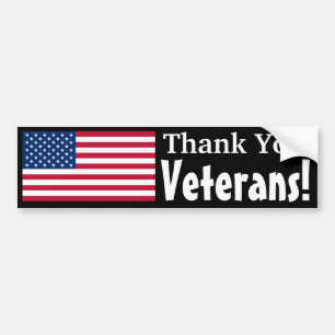 Adesivo Para Carro Obrigado veteranos!