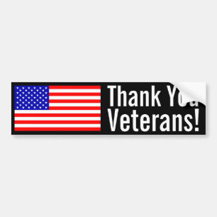 Adesivo Para Carro Obrigado veteranos!