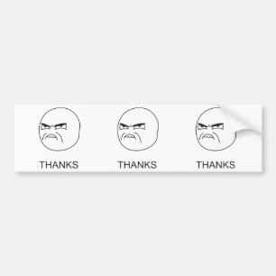 Adesivo Para Carro Obrigados Meme - autocolante no vidro traseiro