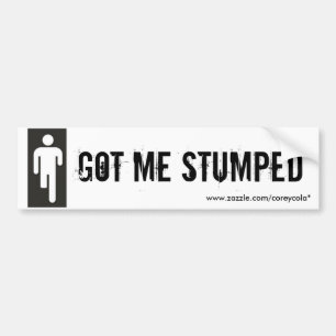 Adesivo Para Carro Obtido me Stumped