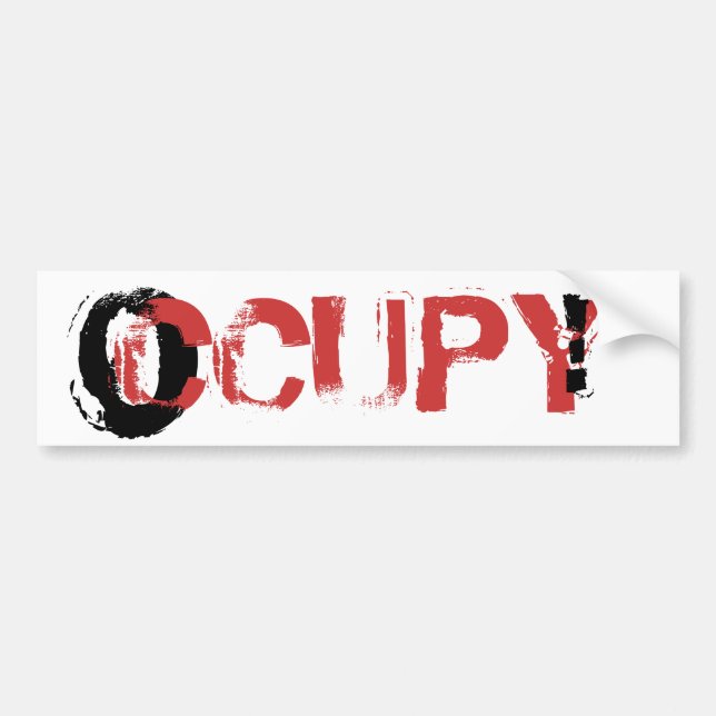 ADESIVO PARA CARRO OCCUPY! (Frente)